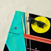 Vivid Dreams: Eine Neon Odyssey Strandtuch (Beispiel)