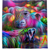 Vivid Dreamscape: Agrizoophobia Duschvorhang (Vorderseite)