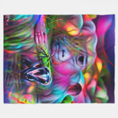 Vivid Dreamscape: Agrizoophobia Fleecedecke (Vorderseite (Horizontal))