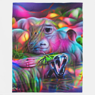 Vivid Dreamscape: Agrizoophobia Fleecedecke
