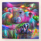 Vivid Dreamscape: Agrizoophobia Glasuntersetzer (Vorderseite)