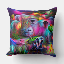 Vivid Dreamscape: Agrizoophobia Kissen