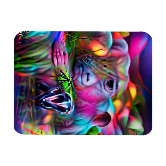 Vivid Dreamscape: Agrizoophobia Magnet (Horizontal)