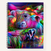 Vivid Dreamscape: Agrizoophobia Notizblock (Vorderseite)