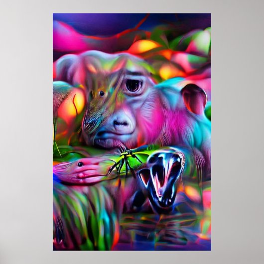 Vivid Dreamscape: Agrizoophobia Poster (Vorne)