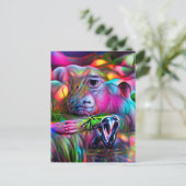 Vivid Dreamscape: Agrizoophobia Postkarte (Stehend Vorderseite)
