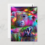 Vivid Dreamscape: Agrizoophobia Postkarte (Vorne/Hinten)