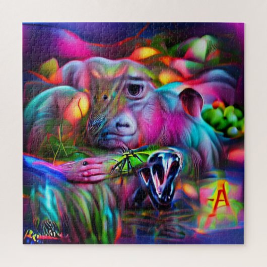 Vivid Dreamscape: Agrizoophobia Puzzle (Vertikal)