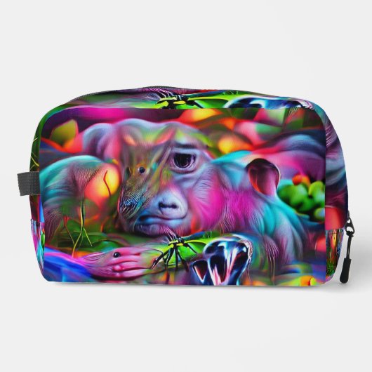 Vivid Dreamscape: Agrizoophobia Waschbeutel (Vorderseite)