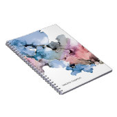 "Vivid Dreamscape: Personalisierter Alkohol Tinte  Notizblock (Rechte Seite)