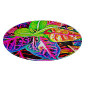 Vivid Elegance Blätter Muster Schneidebrett (Ecke)