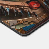 Vivid Eye gestanztes Glas Mosaik Schreibtischunterlage (Ecke)