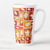 Vivid Fall Block Leaf Hochkaffeemaschine Tasse dru (Rechts)