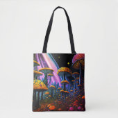 Vivid Fantasy Mushroom Planet Tasche (Vorderseite)