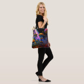 Vivid Fantasy Mushroom Planet Tasche (Am Model)