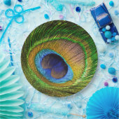 Vivid Feather Pappteller (Party)