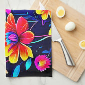 Vivid Floral Bouquet Geschirrtuch (Viertel Falte)