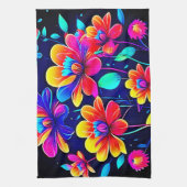 Vivid Floral Bouquet Geschirrtuch (Vertikal)