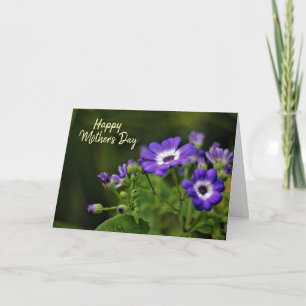 Vivid Floral Mutter Tageskarte Karte