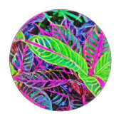 Vivid Foliage Elegance Muster Schneidebrett (Vorderseite)