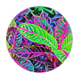 Vivid Foliage Elegance Muster Schneidebrett