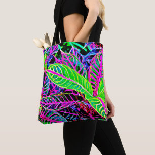 Vivid Foliage Elegance Muster Tasche