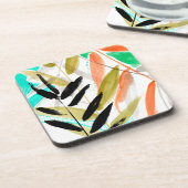 Vivid Fronds II Getränkeuntersetzer (Linke Seite)