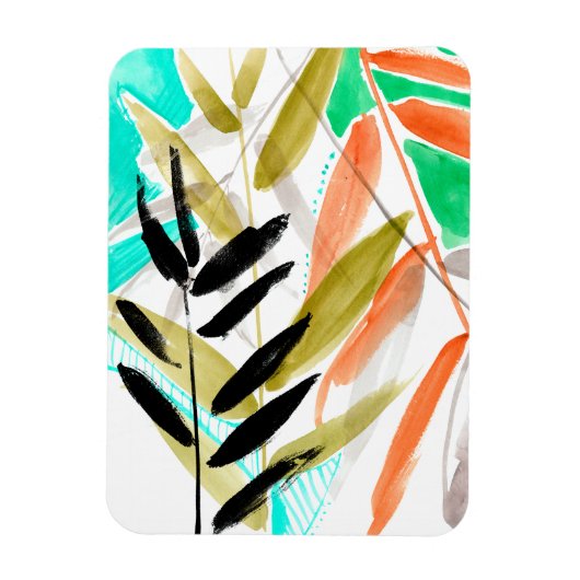 Vivid Fronds II Magnet (Vertikal)