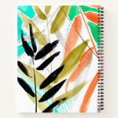 Vivid Fronds II Notizblock (Rückseite)