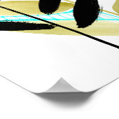 Vivid Fronds II Poster (Ecke)