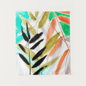 Vivid Fronds II Wandteppich (Vorderseite)