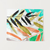 Vivid Fronds II Wandteppich (Vorderseite (Horizontal))