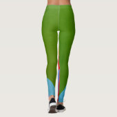 Vivid Fusion Abstract Leggings (Rückseite)