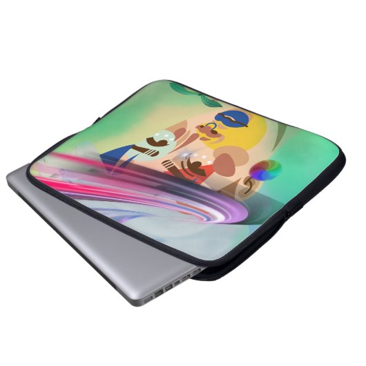 Vivid Fusion Laptopschutzhülle (Vorne Knopf)