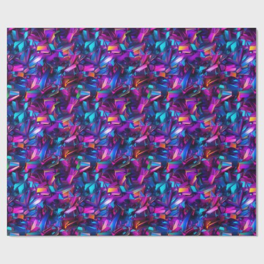 Vivid Geometric Dance Geschenkpapier (Flach)