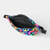Vivid Geometric Flow Bauchtasche (Offen)
