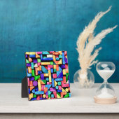 Vivid Geometric Flow Fotoplatte (InSitu)