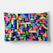 Vivid Geometric Flow Zubehörtasche (Rückseite)