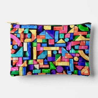 Vivid Geometric Flow Zubehörtasche