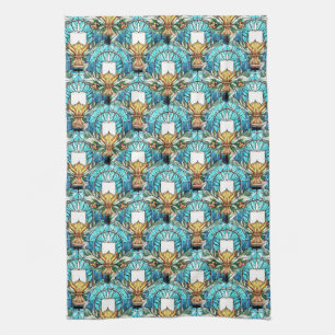 Vivid gestanztes Glas, Holm- und Kerzenmuster Geschirrtuch