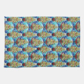 Vivid gesteinigtes Glas Weihnachtsbaummuster Geschirrtuch (Horizontal)