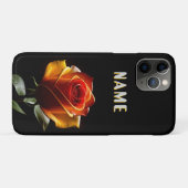 Vivid-glühende Blume mit Neon Accents Case-Mate iPhone Hülle (Rückseite (Horizontal))