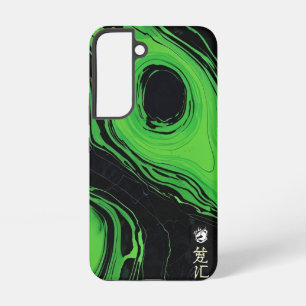 Vivid Green Marble Samsung Galaxy Hülle