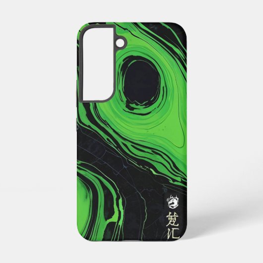 Vivid Green Marble Samsung Galaxy Hülle (Rückseite)