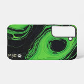 Vivid Green Marble Samsung Galaxy Hülle (Rückseite (Horizontal))