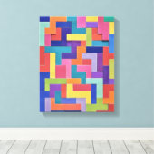 Vivid Grid Leinwanddruck (Insitu (Holzboden))