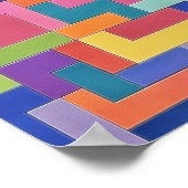 Vivid Grid Poster (Ecke)