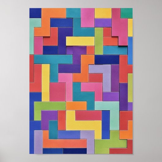 Vivid Grid Poster (Vorne)