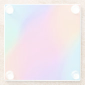 Vivid Holographic Glass Untersetzer (Rückseite)