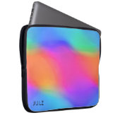Vivid Holographic Personalisiert Laptop Sleeve (Vorne Rechts)